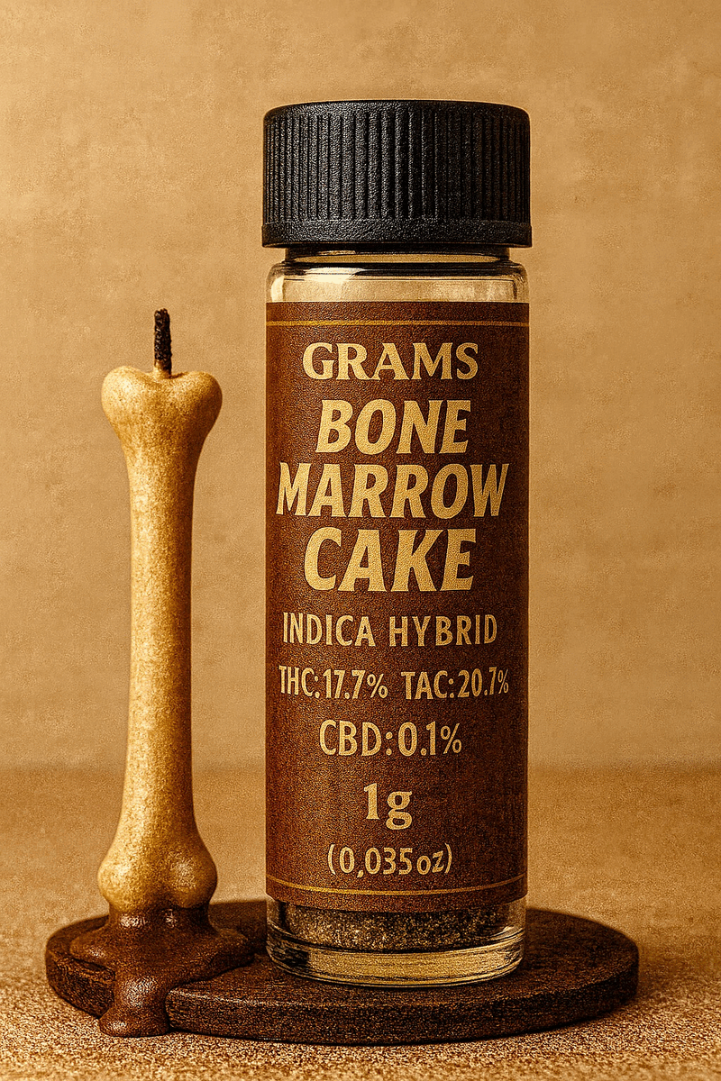 Grams Bone Marrow Cake Pre-roll · 1g