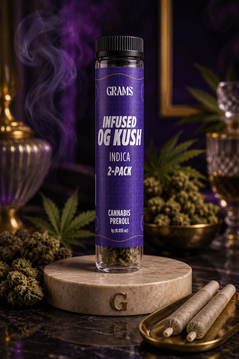 Grams OG Kush Infused pre-rolls · 2-pack
