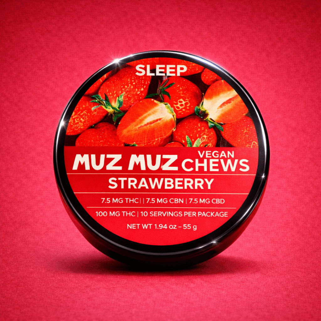 Grams Muz Muz Chews Strawberry Edibles
