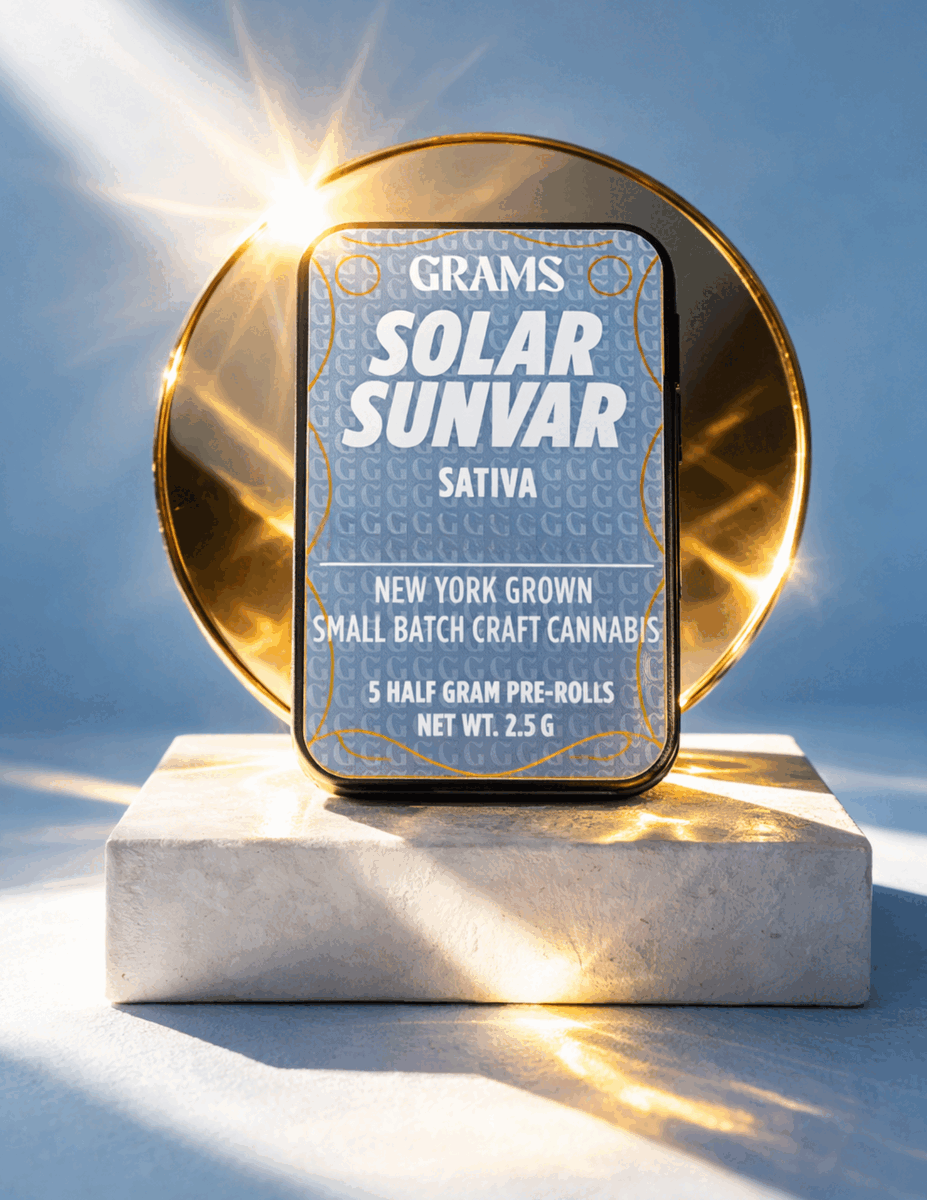 Grams Solar Sunvar Pre-rolls · 5 × 0.5g